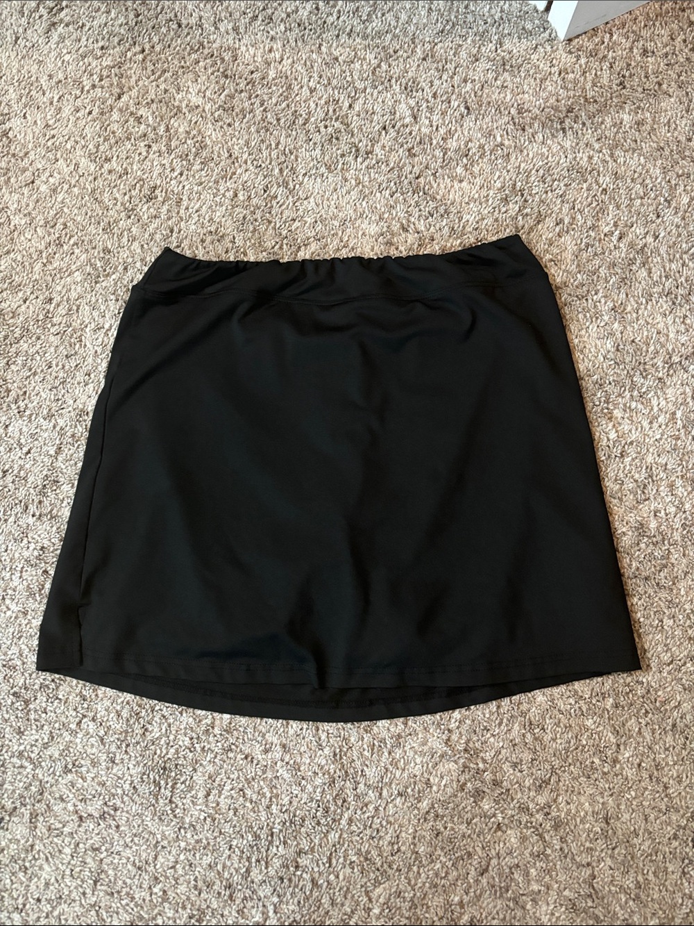 Ekouaer Black Women's A-Line skort